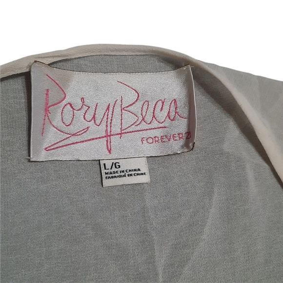 $5 For $25* Rory Becca Abstract Multicolored Sheer Back Romper- Size Large - Picture 8 of 10